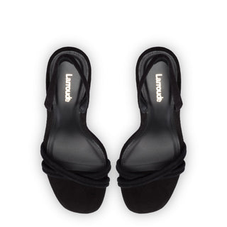 Annie Sandal In Black Suede