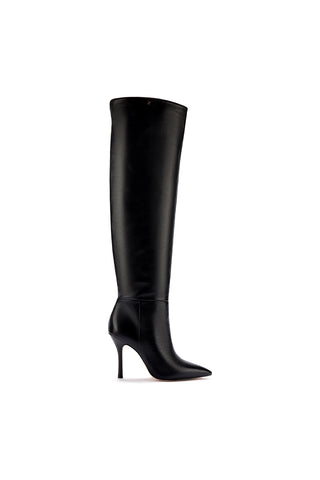 Kate Hi Boot In Black Leather