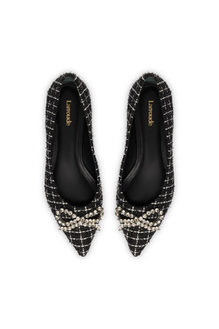 Lee Flat In Black Tweed