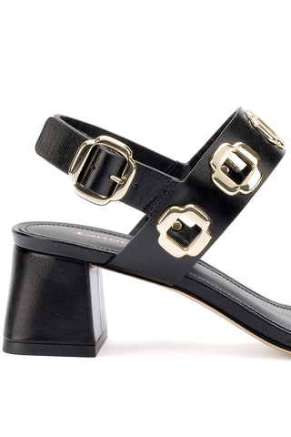 Milan Sandal In Black Leather