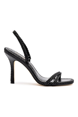 Annie Sandal In Black Leather