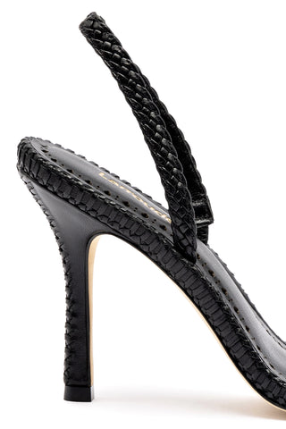 Annie Sandal In Black Leather