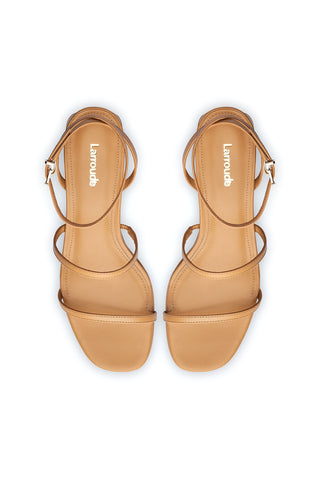 Gio Sandal In Tan Leather
