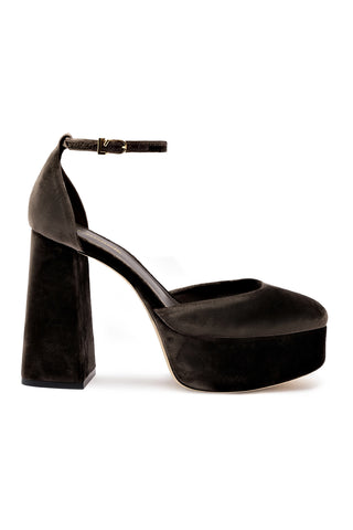 Ari Pump In Expresso Velvet