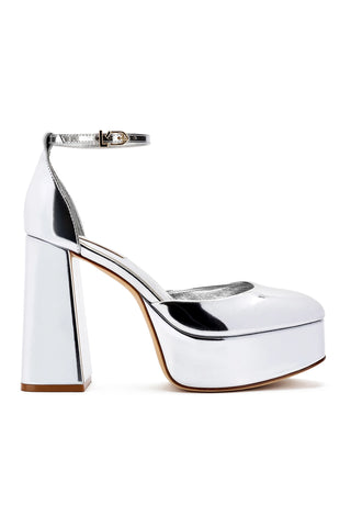 Ari Pump In Silver Specchio