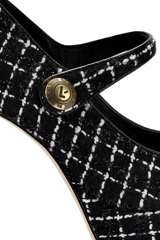 Emma Pump In Black Tweed