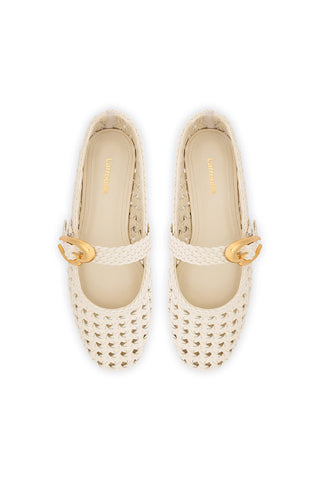 Verona New Macrame In Ivory Leather