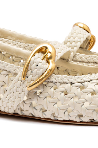 Verona New Macrame In Ivory Leather