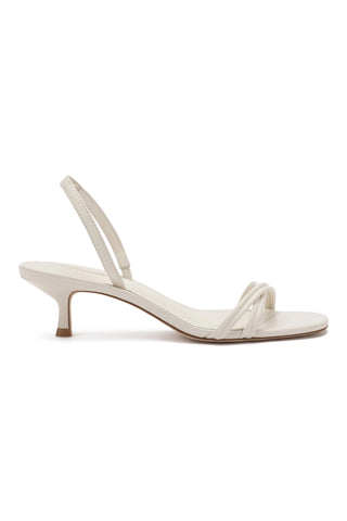 Mini Annie Sandal In Ivory Leather