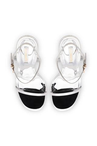 Venus Sandal In Silver Specchio