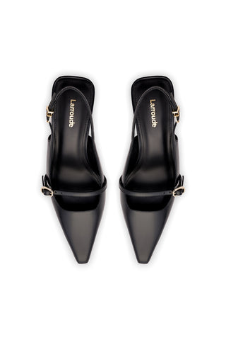 Ines Pump In Black Leather