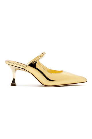 Ines Mule In Specchio Gold