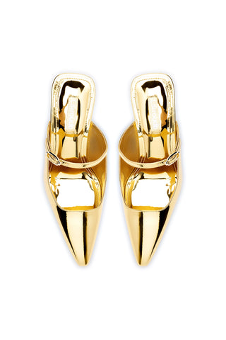 Ines Mule In Specchio Gold
