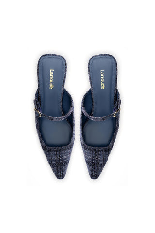 Ines Mule In Marlin Tweed