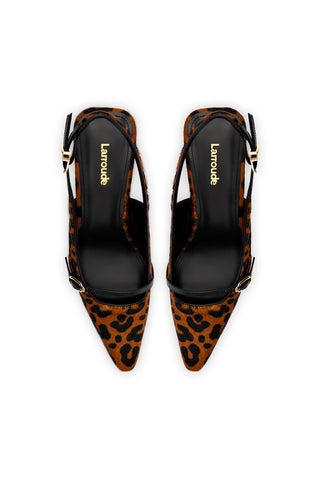 Ines Pump In Leopard Print Calf Hair