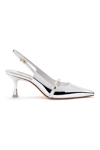 Ines Pump In Silver Specchio