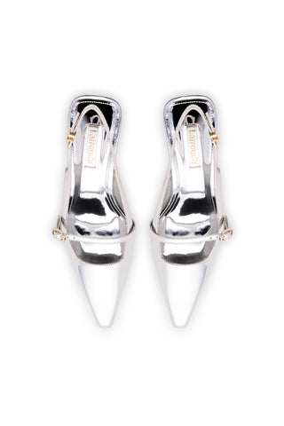 Ines Pump In Silver Specchio