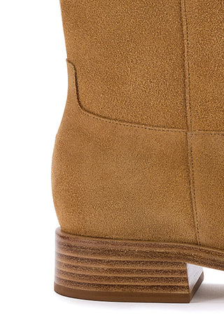 Anne Boot In Peanut Suede