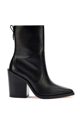 James Boot In Black Leather