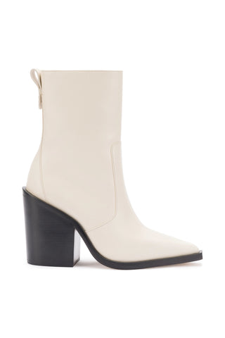 James Boot In Ivory Leather