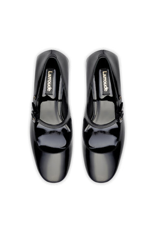 Blair Block Pump In Black Patent