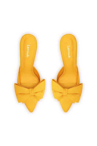 Mini Elle Pump in Mango Fabric