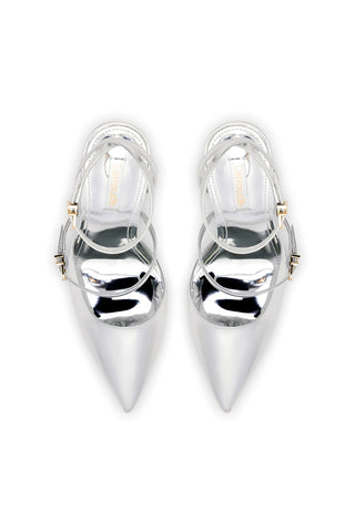Kris Pump In Silver Specchio