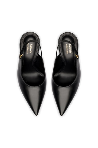 Larroudé x Altuzarra Pump In Black Leather