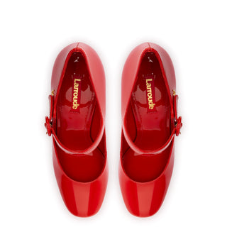 Blair Hi Pump In Scarlet Patent Leather