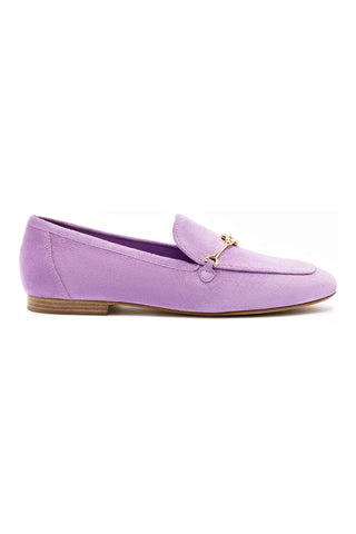 Katherine Loafer In Lilac Suede