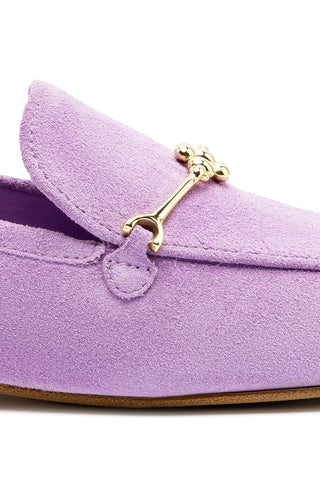 Katherine Loafer In Lilac Suede