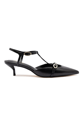 Grace Pump In Black Leather