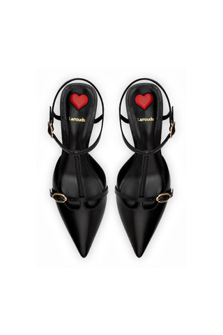 Grace Pump In Black Leather