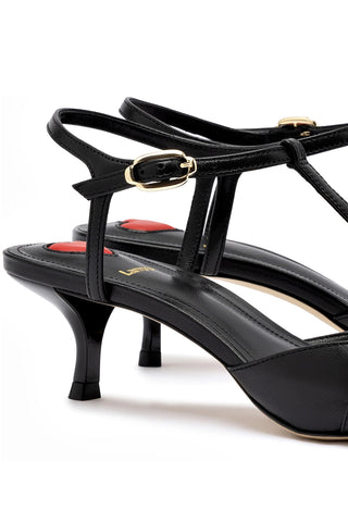 Grace Pump In Black Leather