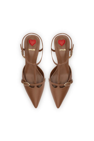 Grace Pump In Caramel Leather