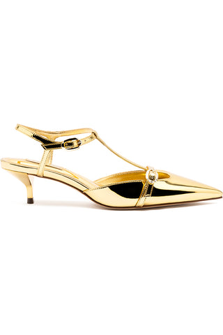 Grace Pump In Gold Specchio