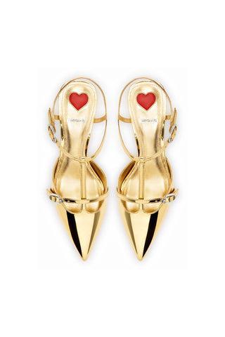 Grace Pump In Gold Specchio