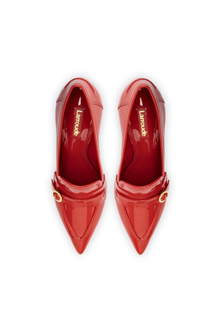 Susan Pump In Scarlet Patent Leather