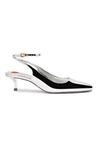 Amal Pump In Silver Specchio