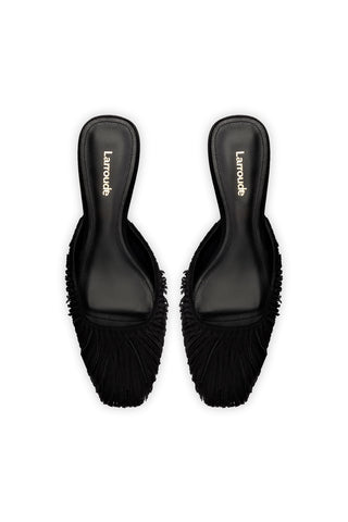 Sienna Mule In Black Suede