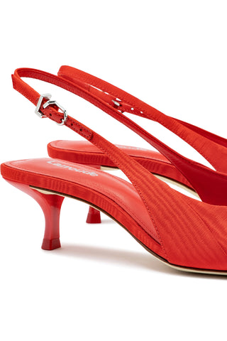 Maxine Pump In Red Fabric