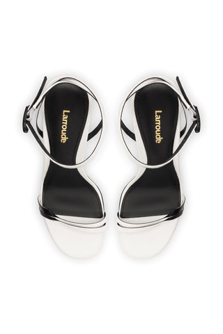 Vesper Sandal In White Leather