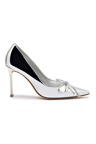 Linda Pump In Silver Specchio