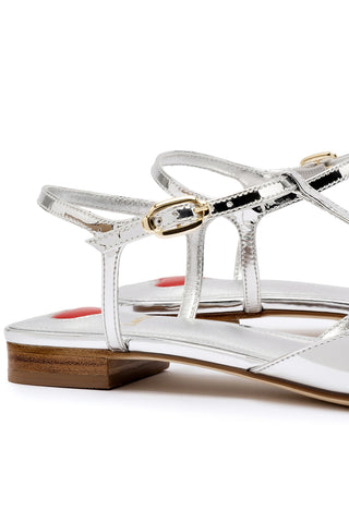 Grace Flat In Silver Specchio