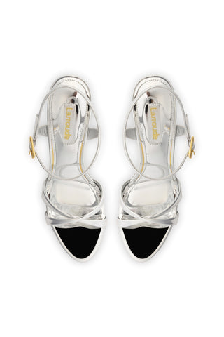 Angelina Sandal In Silver Specchio