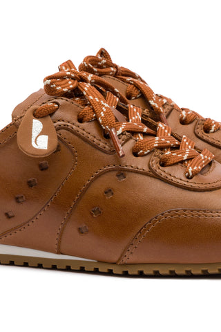 Stella Mule In Caramel Leather