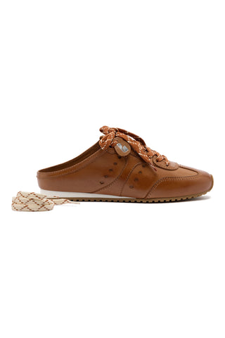 Stella Mule In Caramel Leather