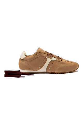 Stella Sneaker In Peanut Suede