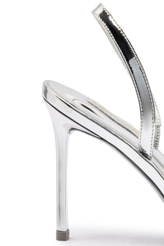 Morgan Sandal In Silver Specchio