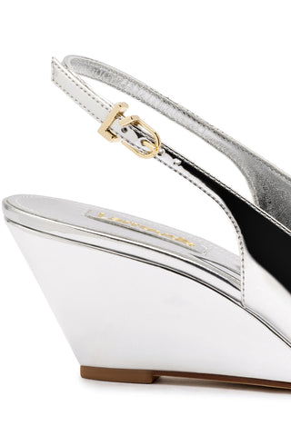 Loulou Pump In Silver Specchio